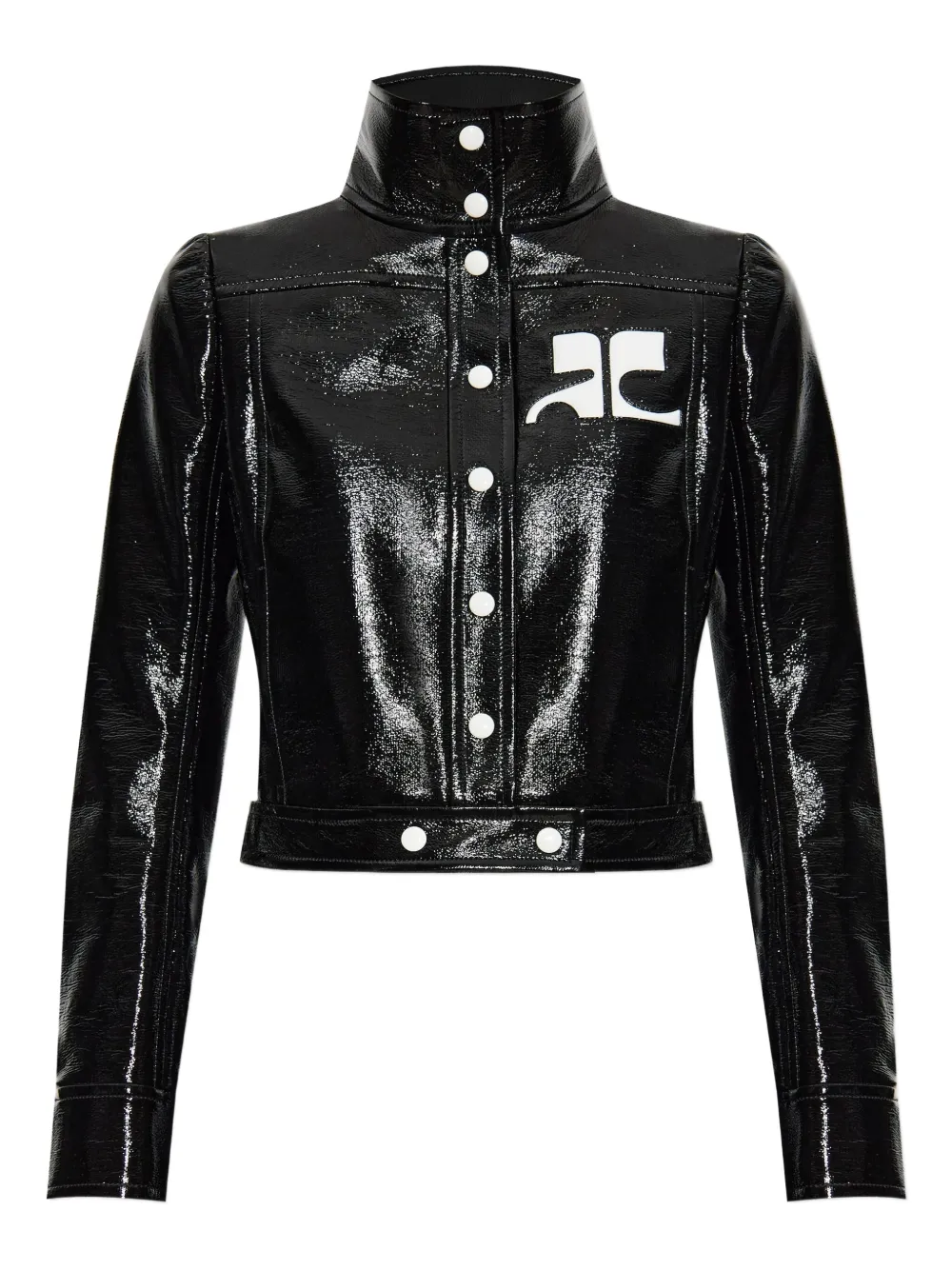 Courrèges Reedition cropped jacket | Black | Image 1