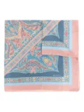 ETRO paisley-pattern scarf - Blue