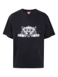 Kenzo logo-patch T-shirt - Black