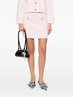 SELF PORTRAIT ラフィア ボウチャーム ショルダーバッグ Self-Portrait ウィメンズ バッグ通販 - FARFETCH