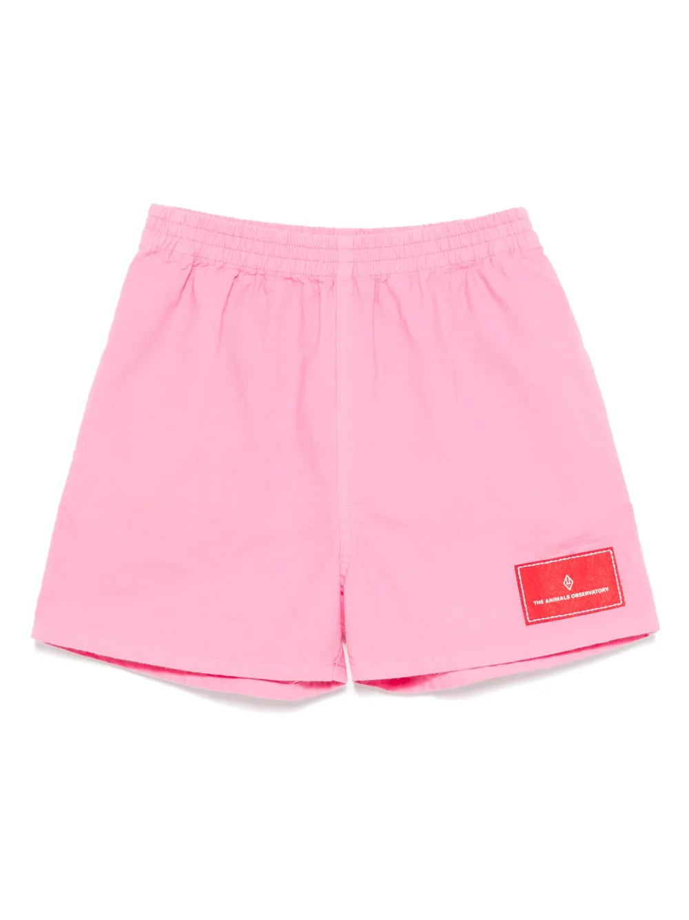 The Animals Observatory Logo-patch Shorts In Multi