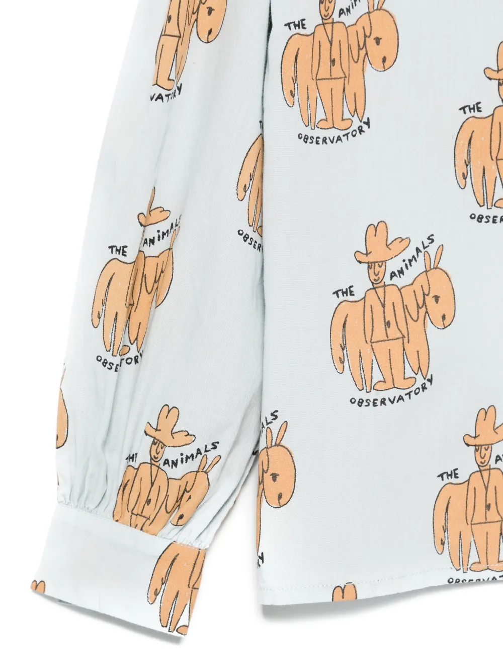 The Animals Observatory Shirt met print Blauw