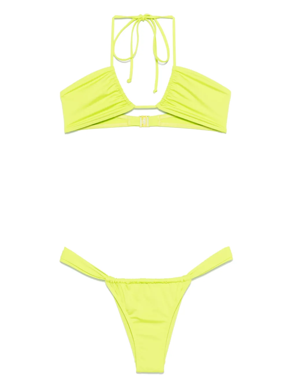 MC2 Saint Barth bandeau bikini | Green | Image 1