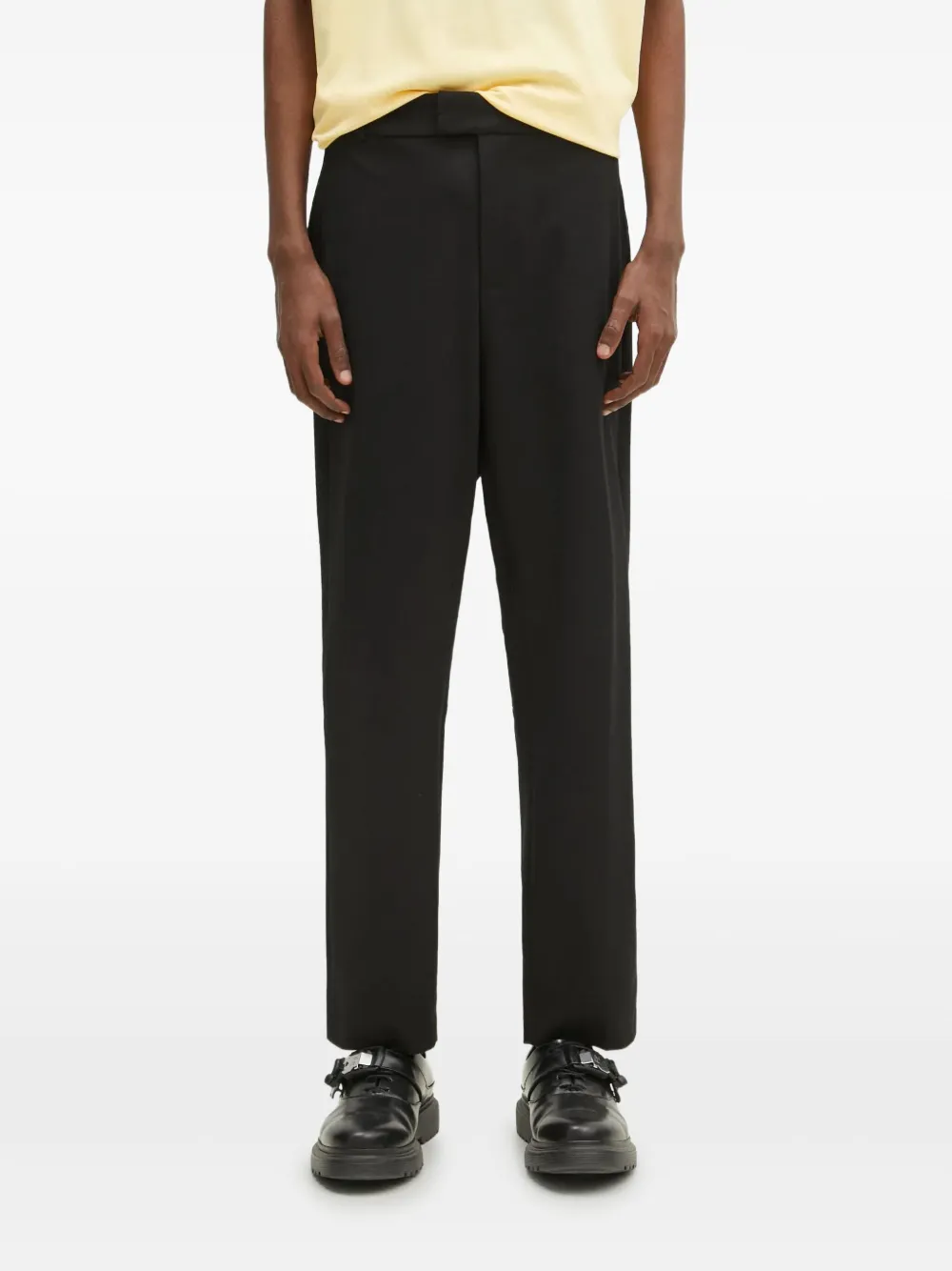 Represent pleated trousers - ブラック Represent pleated trousers - ブラック