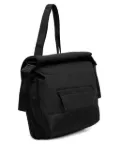 Rains zip-pocket messenger bag - Black