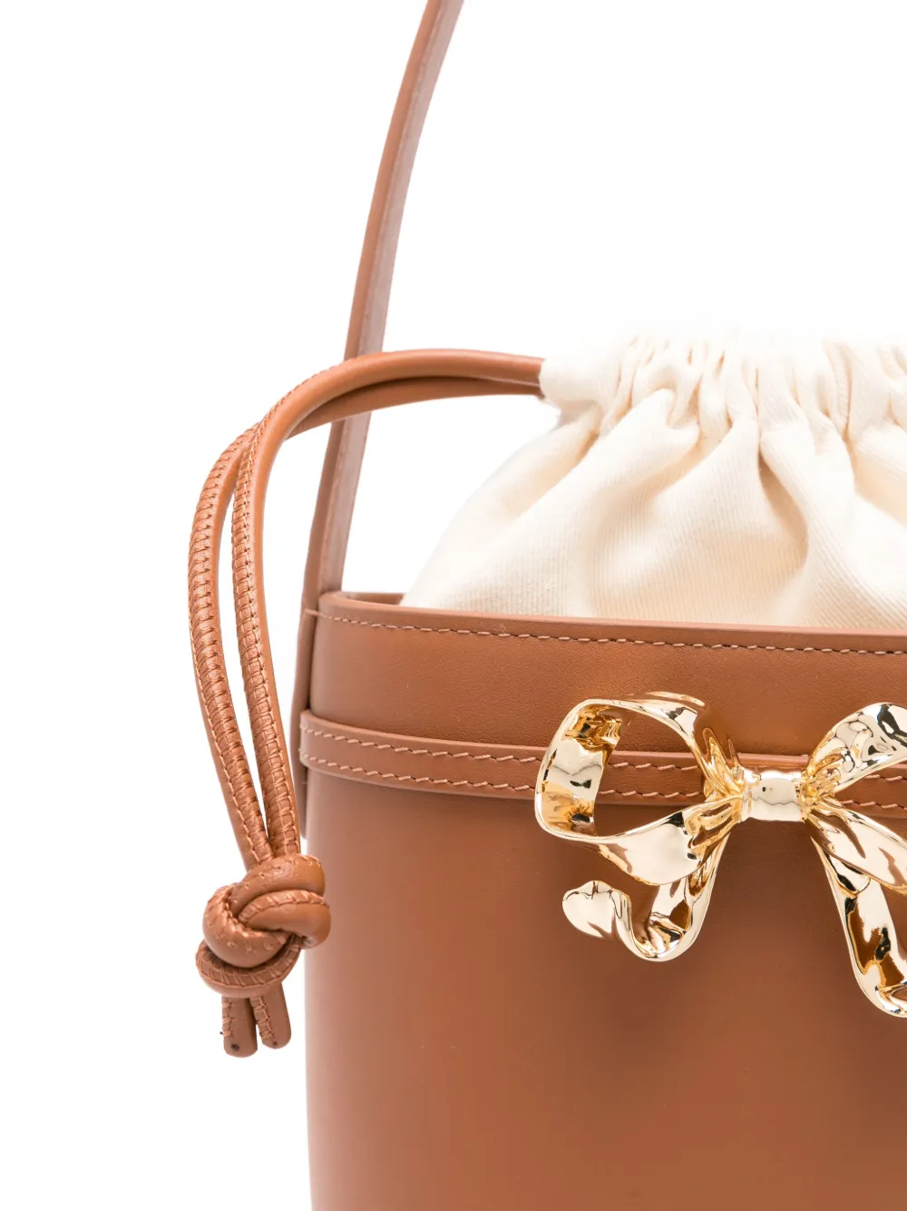 Self-Portrait Kids The Bow bucket-tas Bruin