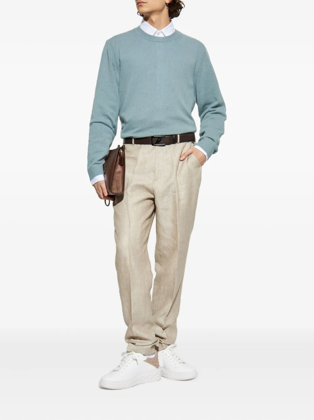 ETRO cashmere sweater - Blauw