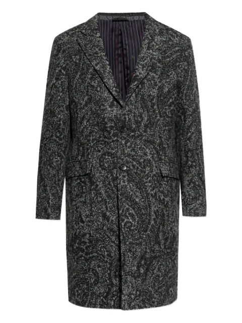 ETRO paisley-patterned long coat