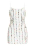 Oséree rhinestone-embellished minidress - White