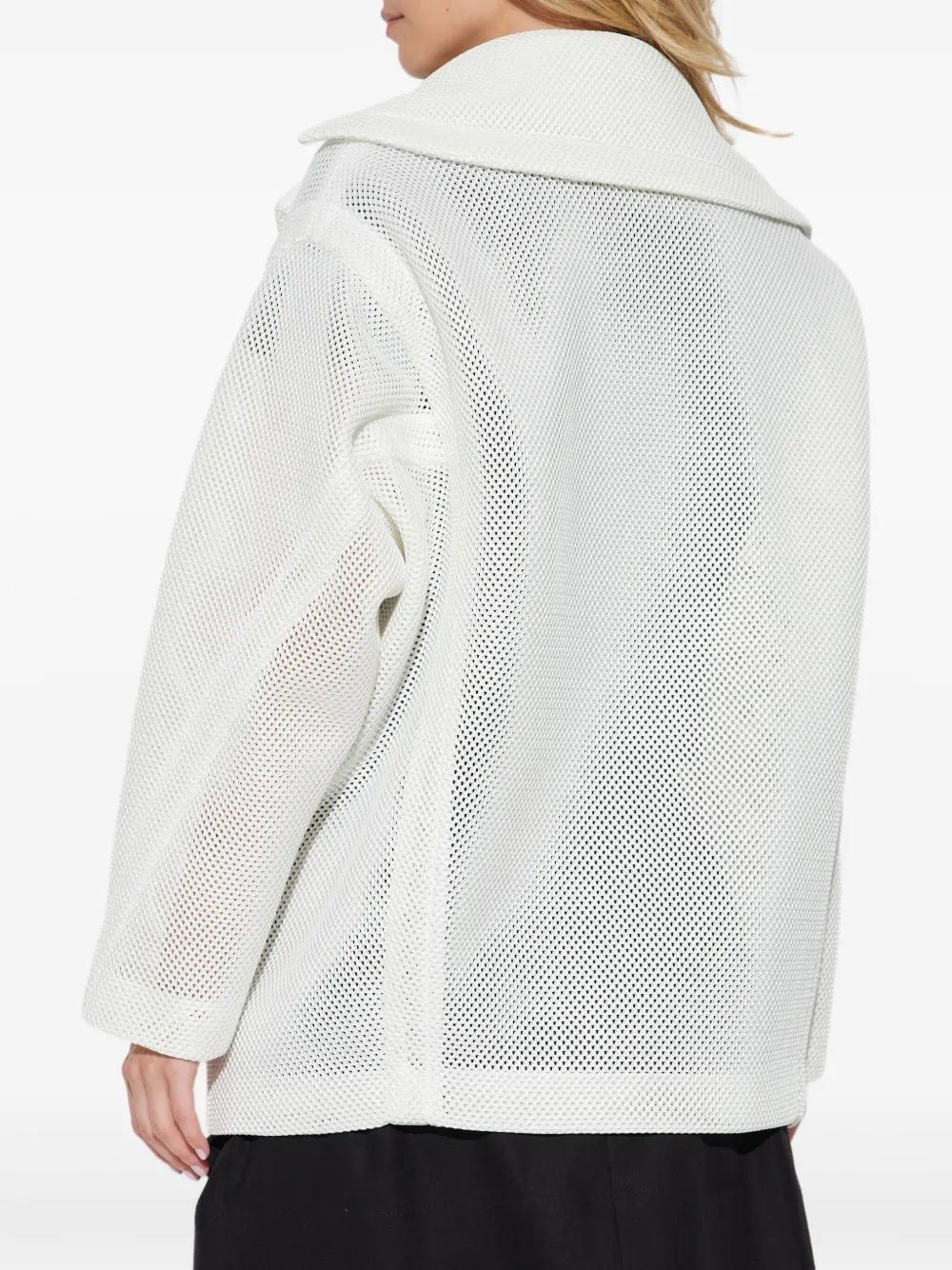 Max Mara Blazer met dubbele rij knopen Wit