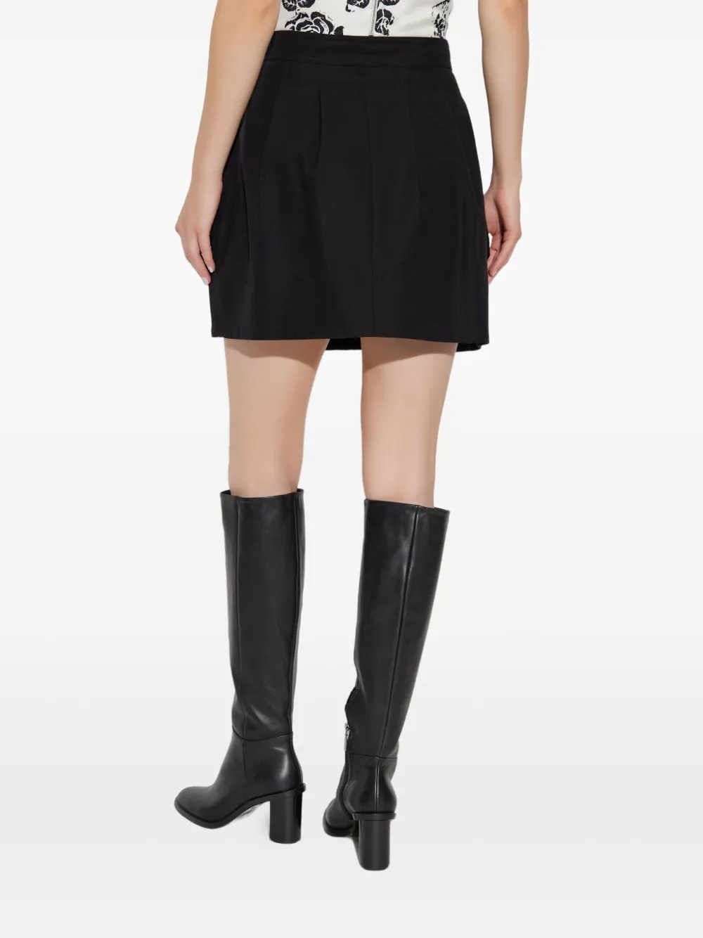 Max Mara Plooirok Zwart