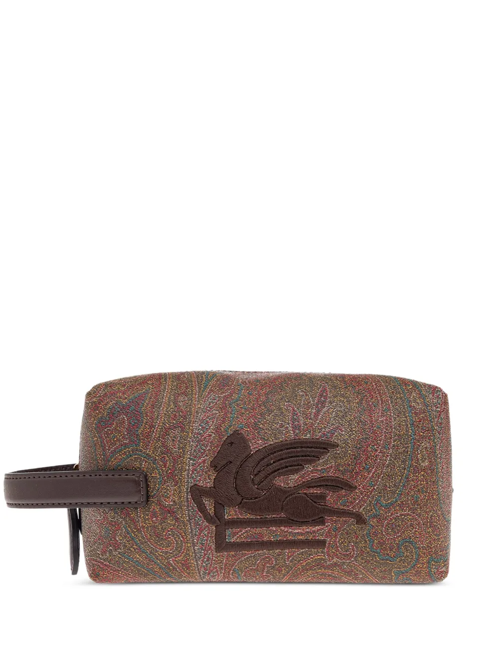 paisley-patterned wash bag
