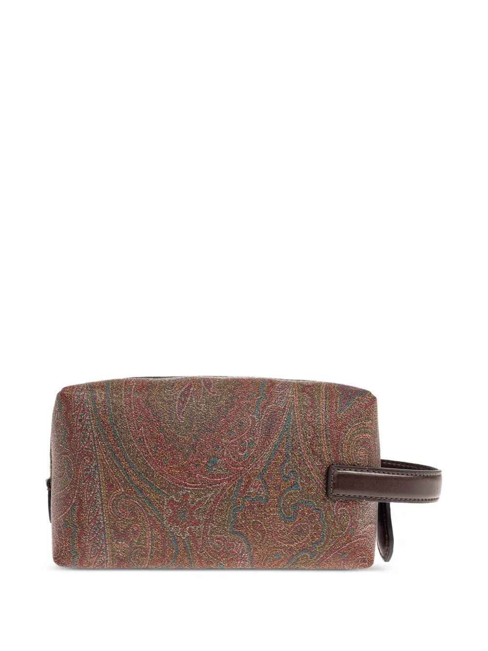 ETRO Toilettas met paisley-patroon - Bruin