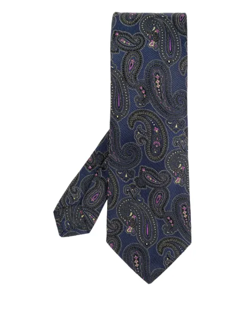 ETRO paisley-print silk tie