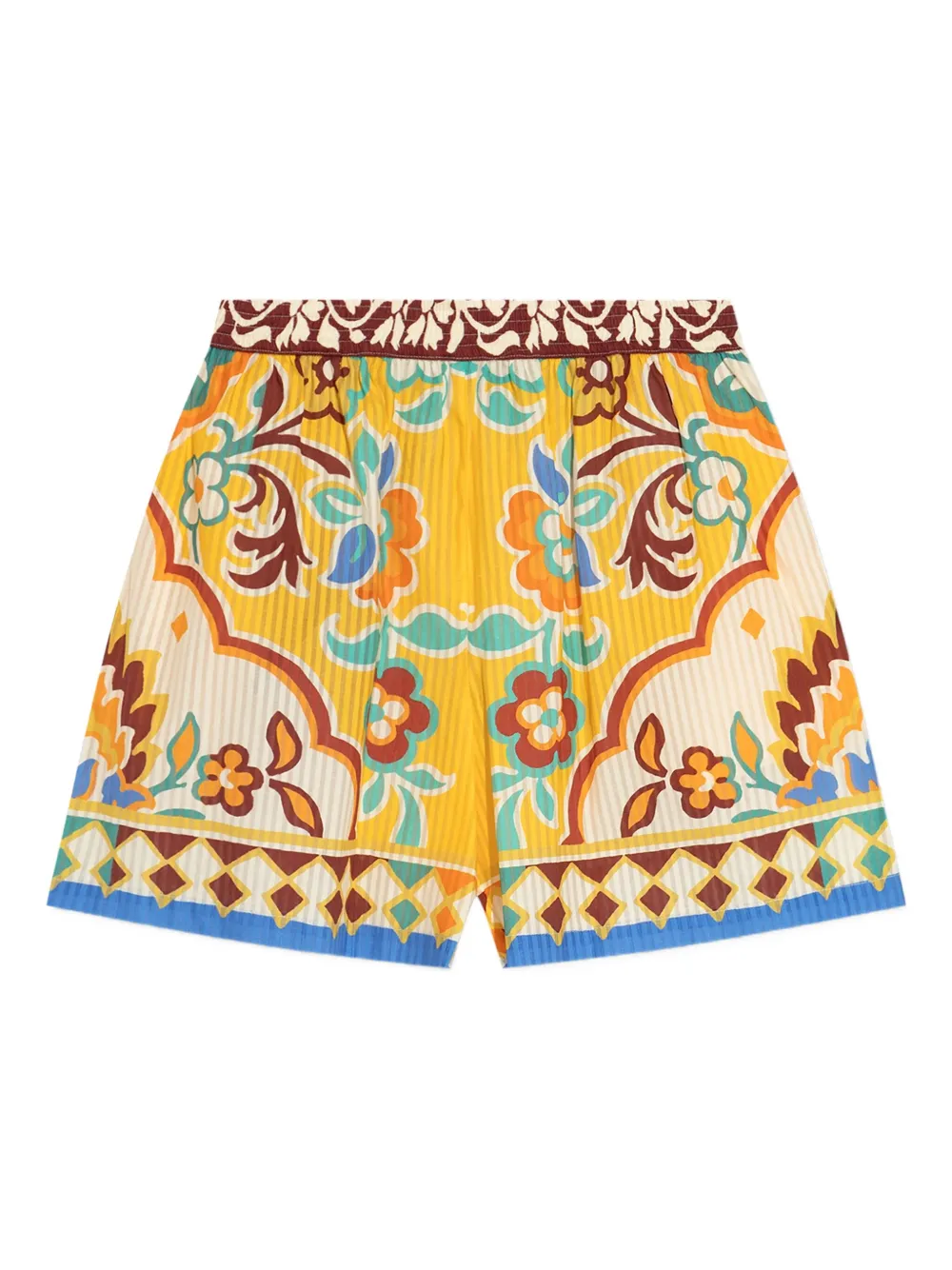 ETRO floral-print shorts Beige