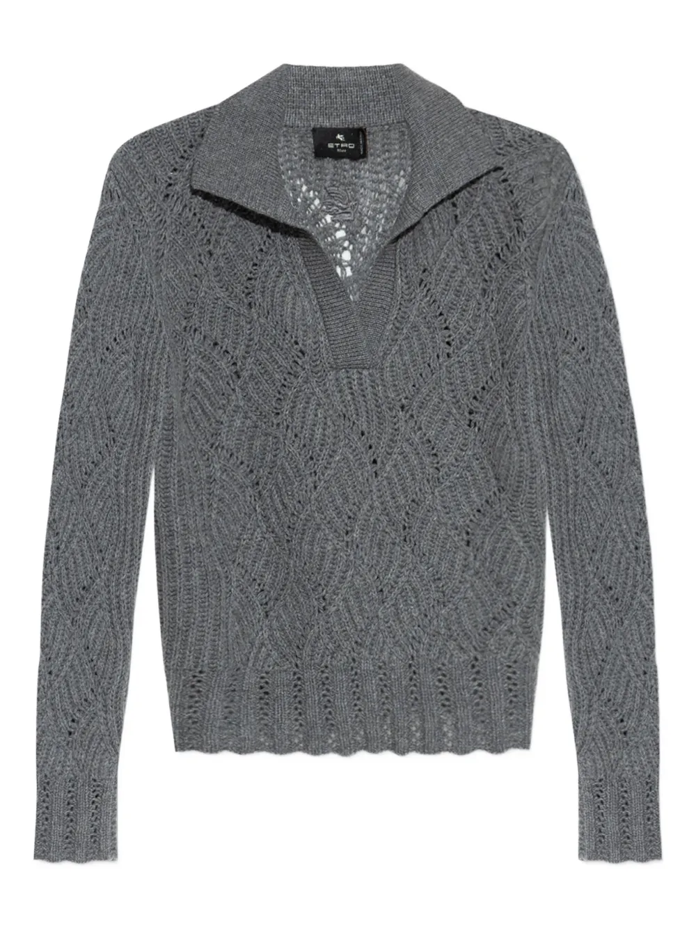 ETRO Kasjmier sweater Grijs