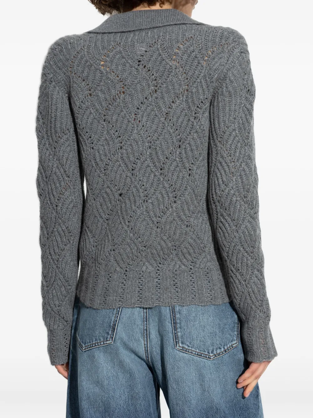 ETRO Kasjmier sweater Grijs