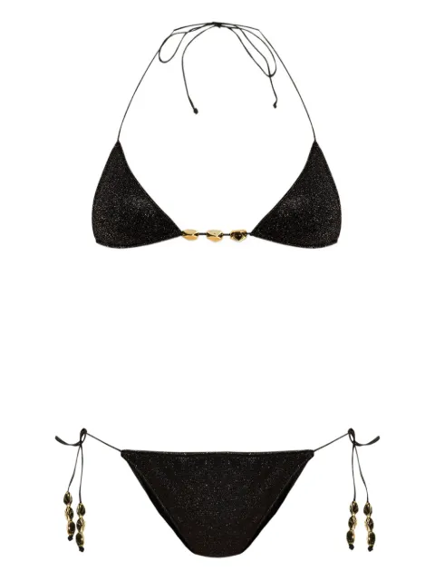 Oséree glitter-detailing bikini