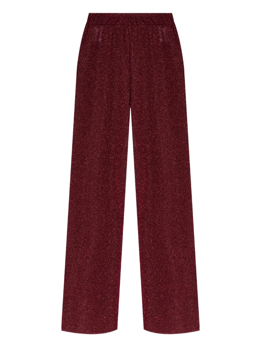 Oséree Lumière lurex-effect trousers | Red | Image 1