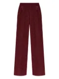 Oséree Lumière lurex-effect trousers - Red