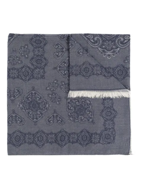 ETRO paisley-print fringed scarf