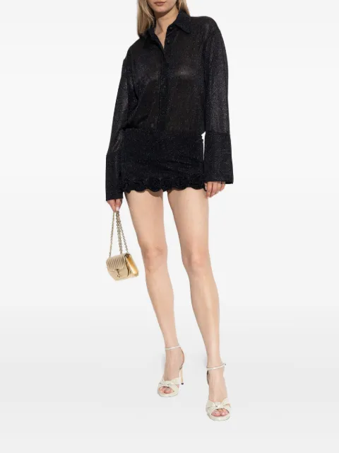 Oséree sparkly mini skirt
