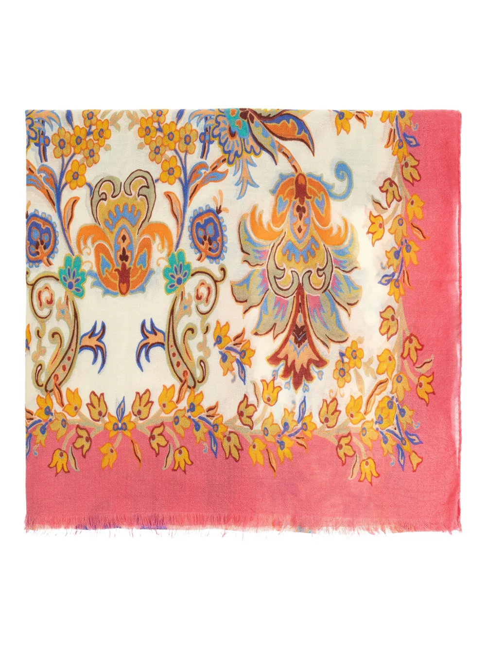 ETRO Sjaal met bloemenprint Roze