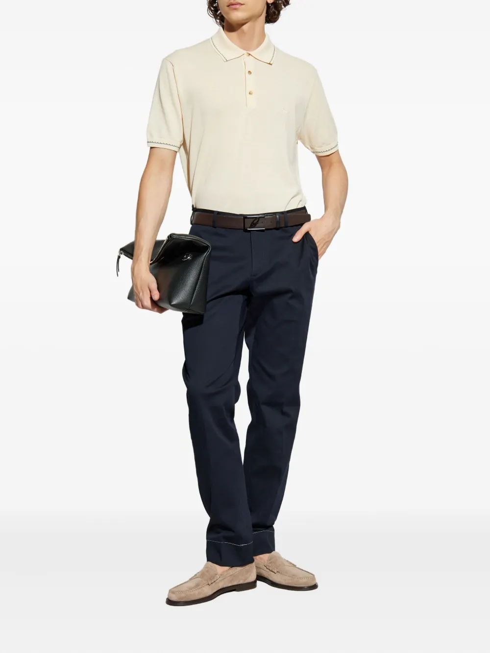 ETRO cotton polo shirt - Beige