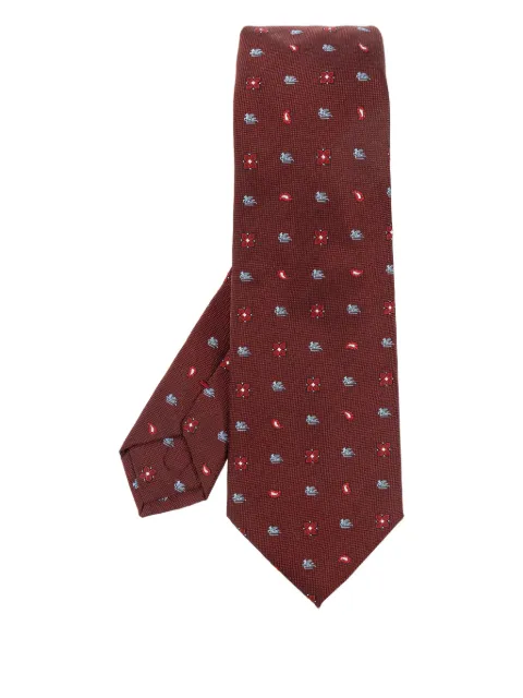 ETRO patterned silk tie