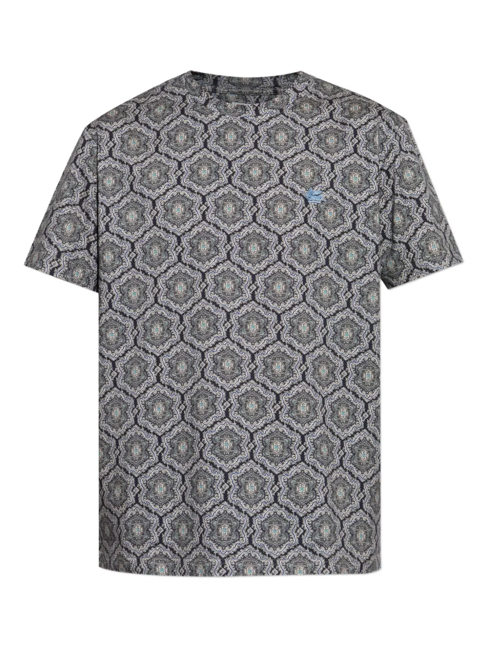 ETRO patterned short-sleeve T-shirt | Blue | Image 1