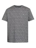ETRO patterned short-sleeve T-shirt - Blue