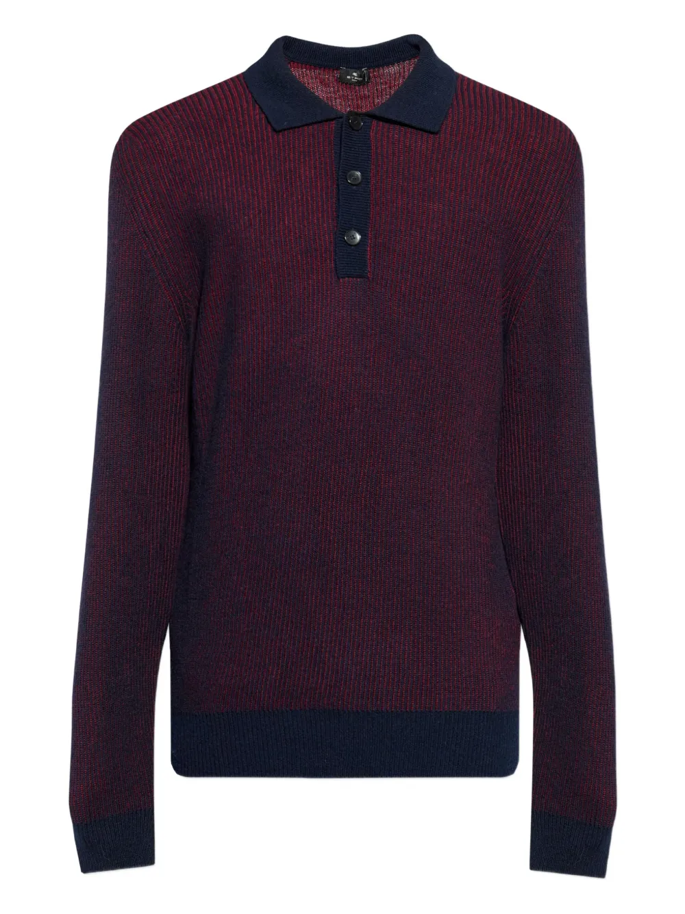 ETRO Wollen poloshirt Rood