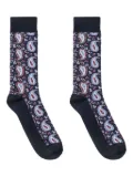 ETRO paisley-patterned socks - Blue
