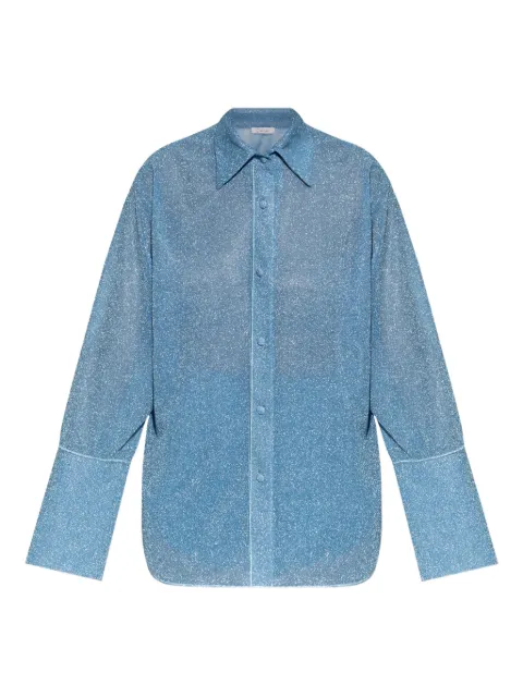 Oséree sparkly button-up shirt