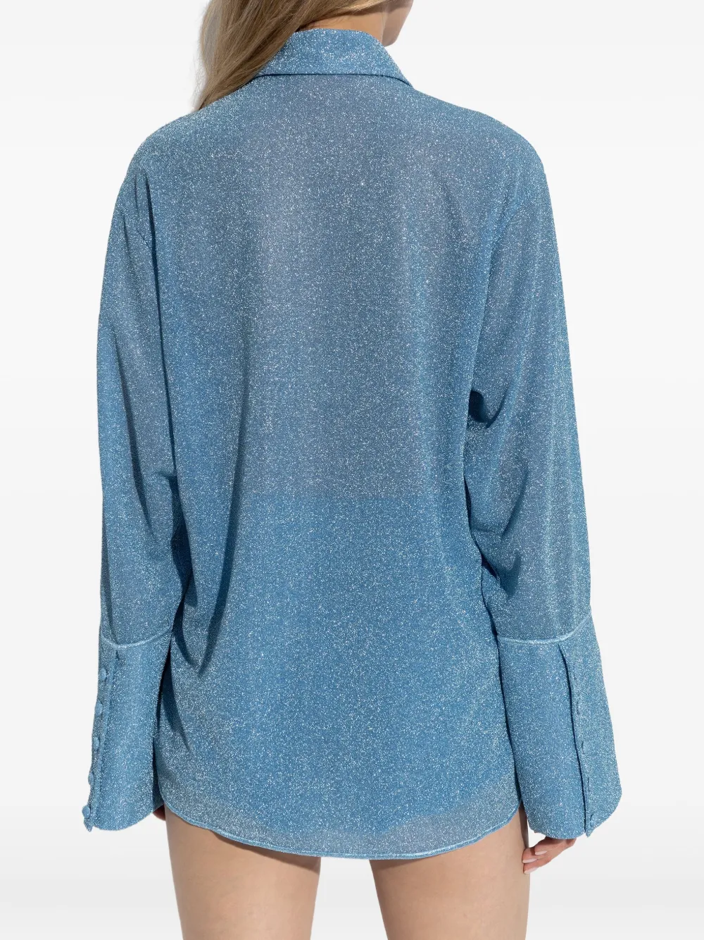 Oseree Shirt With Wide Sleeves