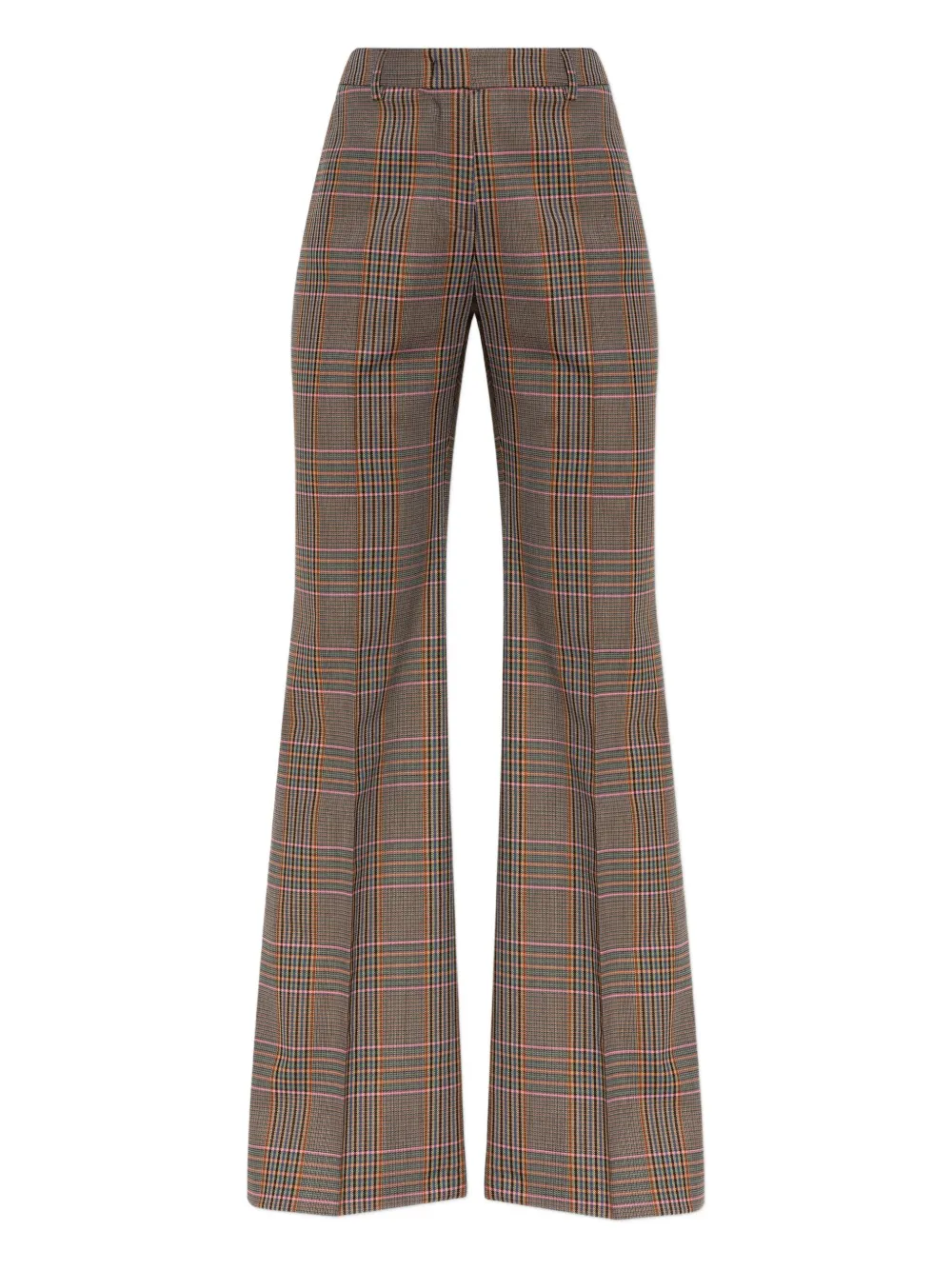 Etro Plaid Flared Trousers