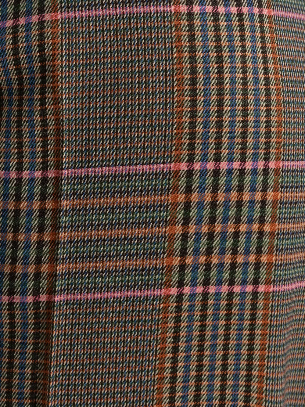 ETRO Geruite flared broek Bruin