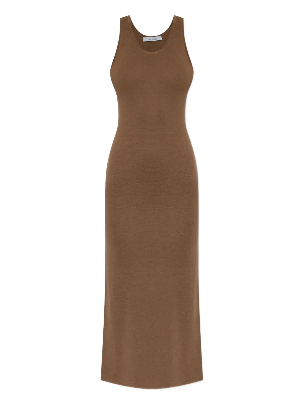 Max Mara Aceri midi-jurk Bruin