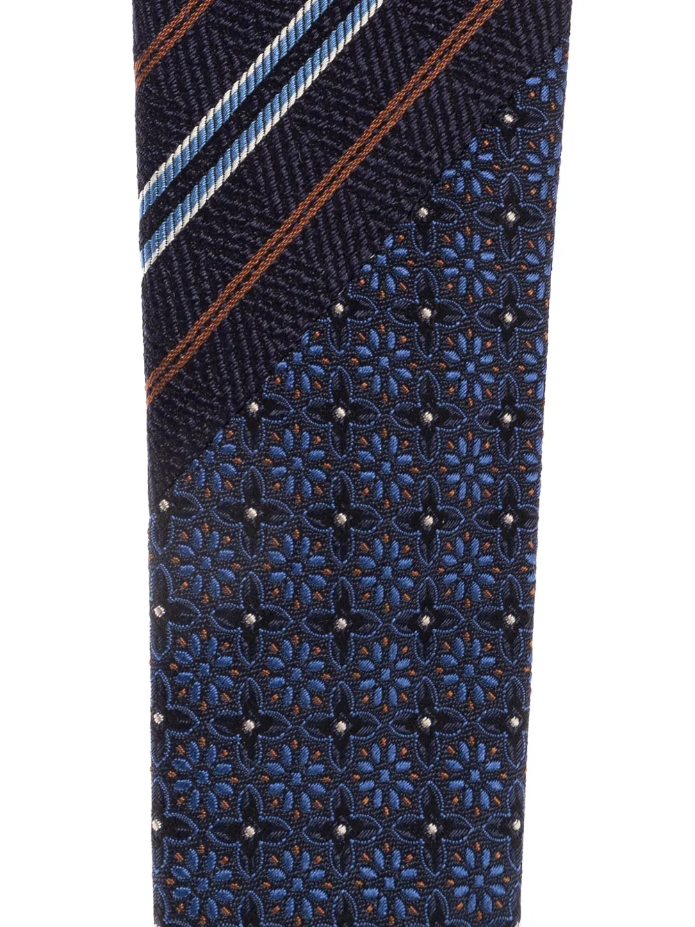 ETRO paisley-pattern silk tie - Blauw