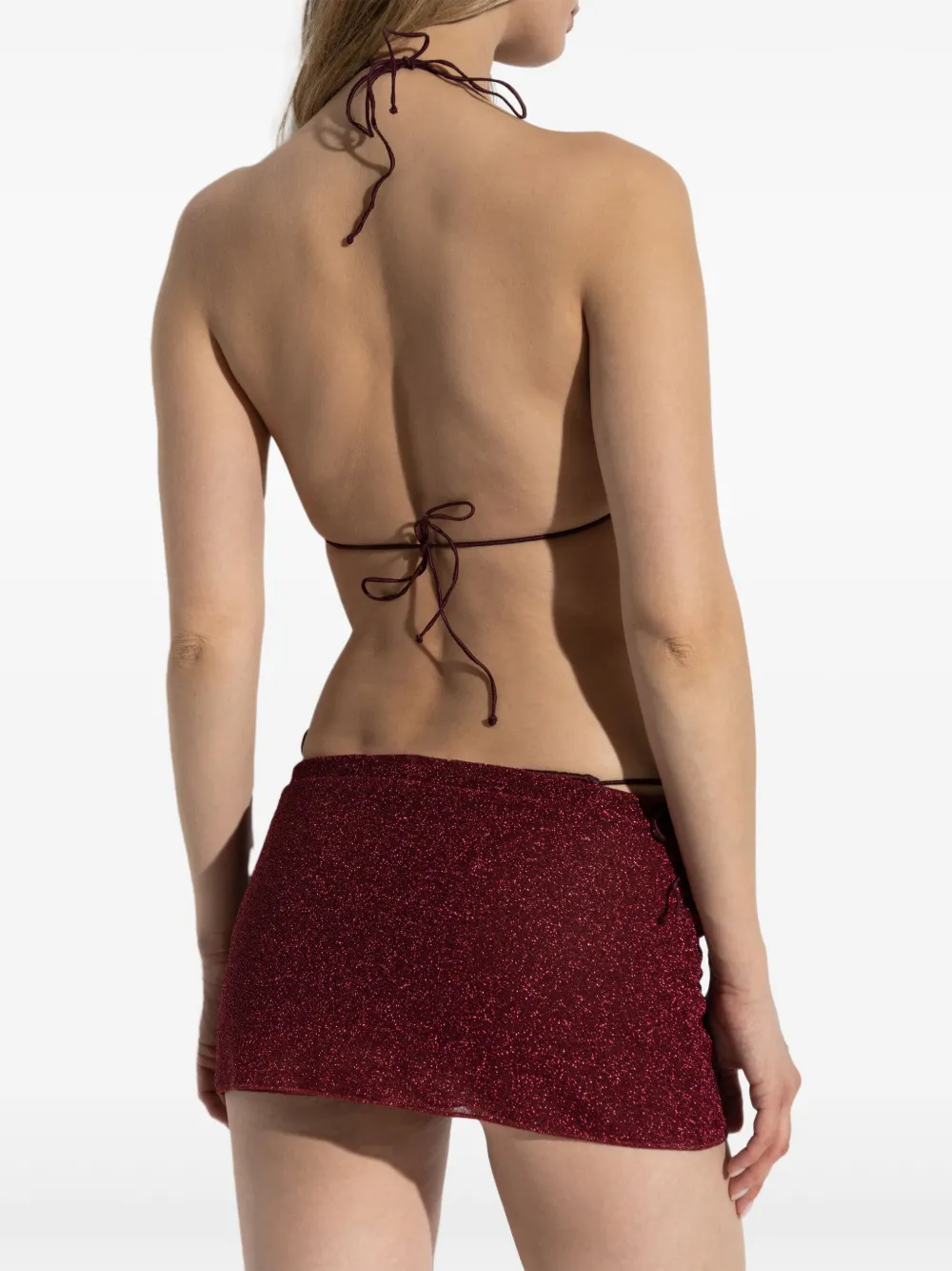 Shop Oseree Lumière Mini Skirt