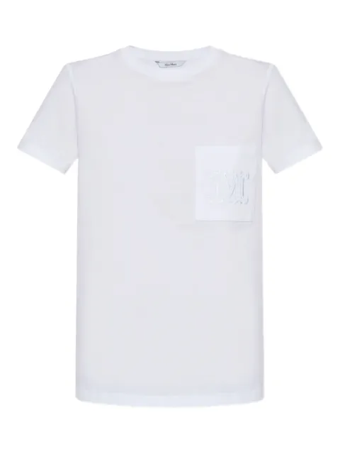 Max Mara logo-embroidered T-shirt