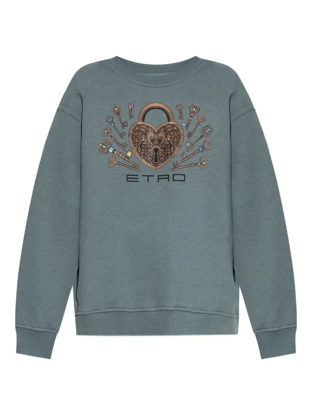 ETRO Sweater met hangslot Groen