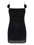 Oséree sparkling mini dress - Black