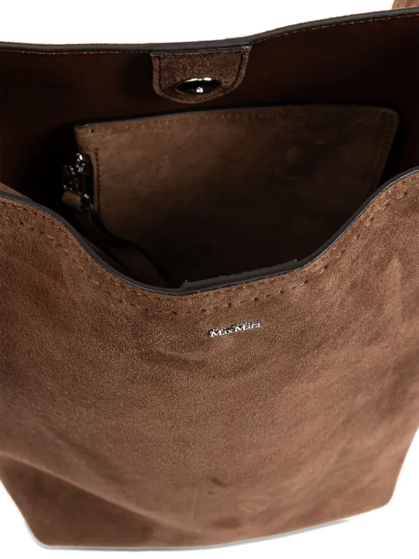 Max Mara Archeti スエード ショルダーバッグ | ニュートラル