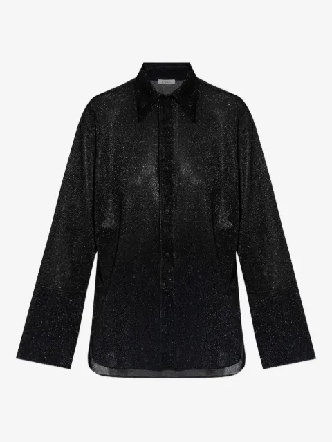 Oséree sparkling button-up shirt