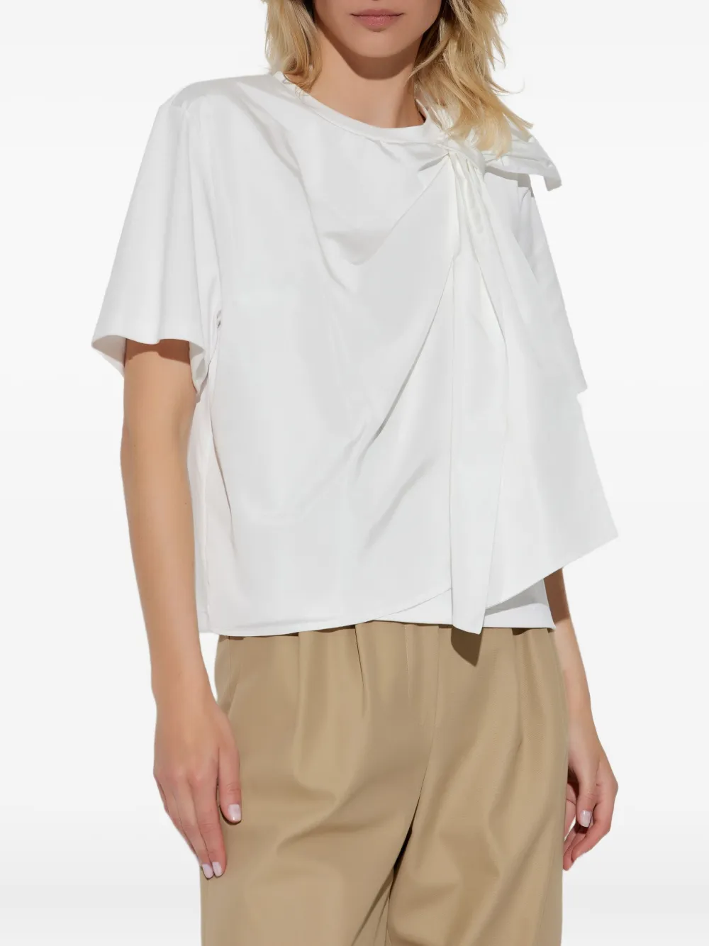 Max Mara Colle T-shirt Wit