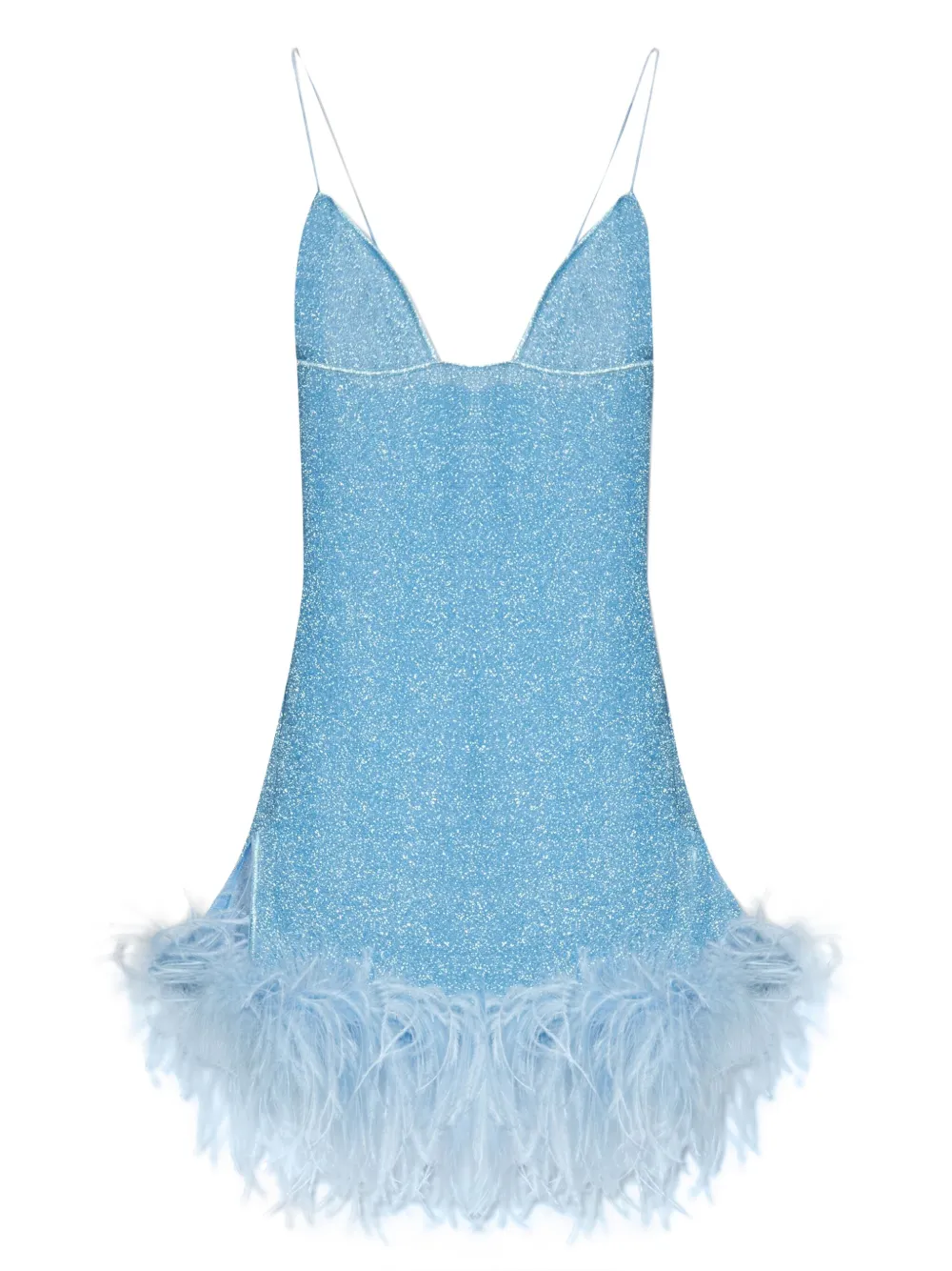 Oséree Lumière Plumage mini dress