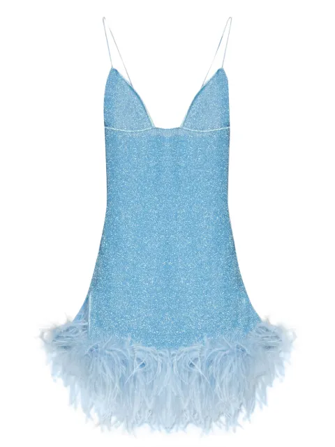 Oséree Lumière Plumage mini dress