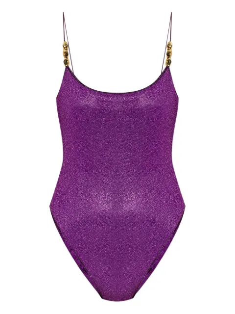 Oséree glitter-detailing swimsuit