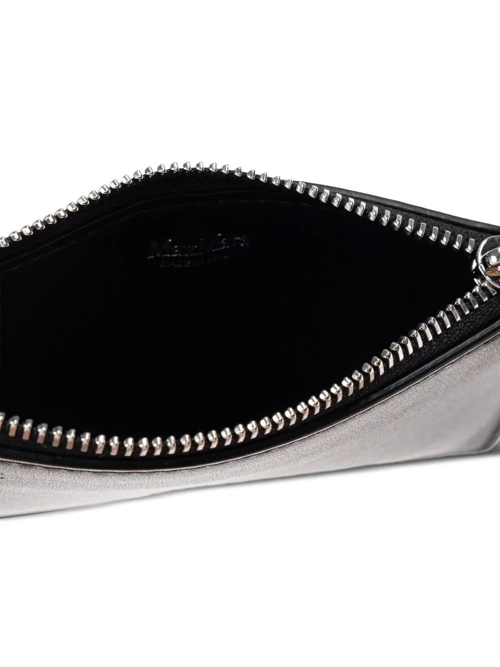 Max Mara Leren buidel Zwart